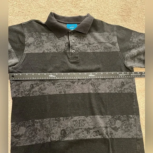 NWOT Wckd polo black/grey Lg - Picture 11 of 11